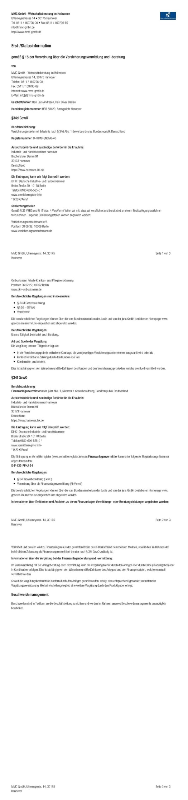 Erstinformation 800k